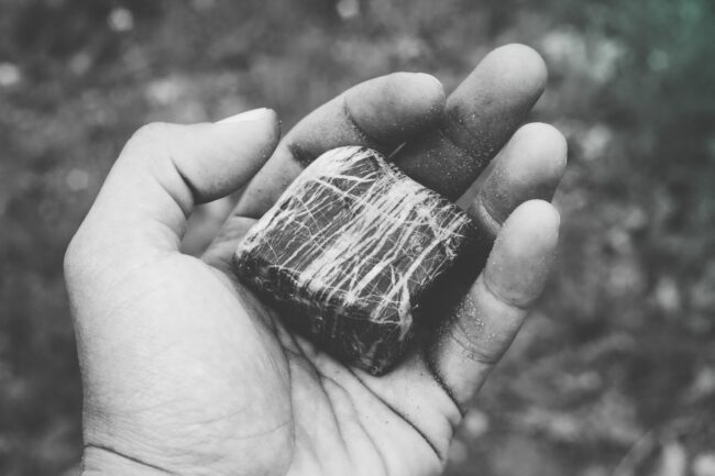 Photo by Brina Blum stone on person's hand