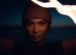 man in black knit cap